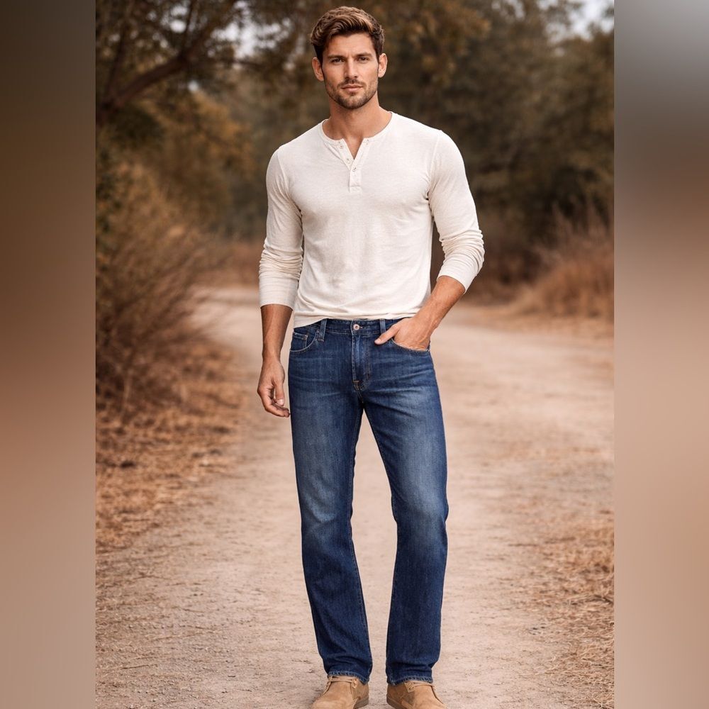 AG Adriano Goldschmied “The Protégé” Straight Leg Jeans | Dark Wash | 30x32